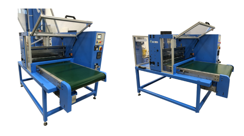Automatic cross cutting machine with advance system 